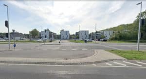 Entreprisen omfattede etablering af en helt ny adgangsvej til Munkebjerg Park & Business Park fra Niels Bohrs Allé.